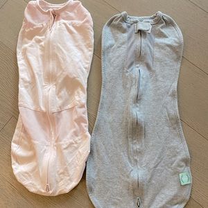 Two newborn swaddles HAPPIEST BABY like new